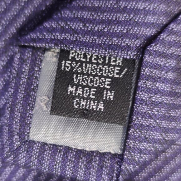 NWT Geoffrey Beene Purple Stripe Tie - Picture 6 of 6